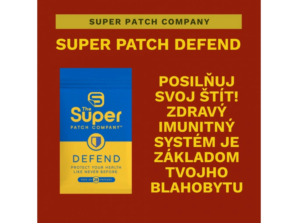 Imunita. Posilnite svoj imunitný systém so Super Patch Defend